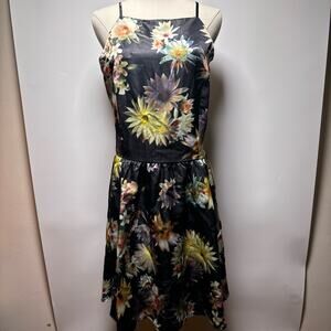 Charlotte Russe Open Back Adjustable Criss Cross Strap Dress Size XL